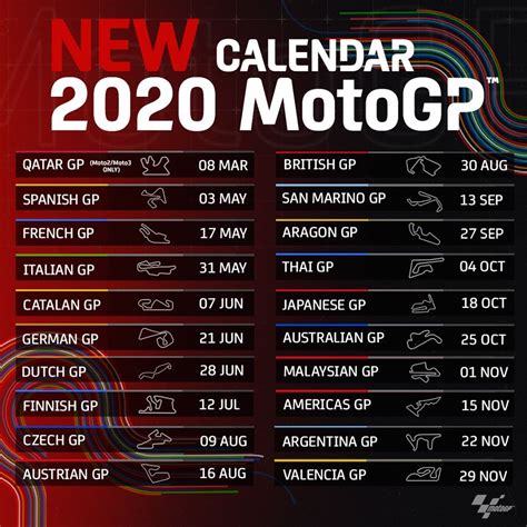 motogp race calendar